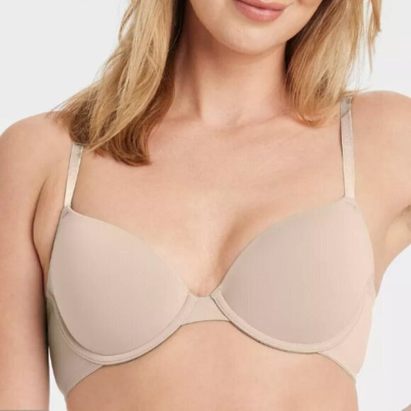 NWT Women's Everyday Lightly Lined Demi T-Shirt Bra - Auden - Picture 1 of 3
